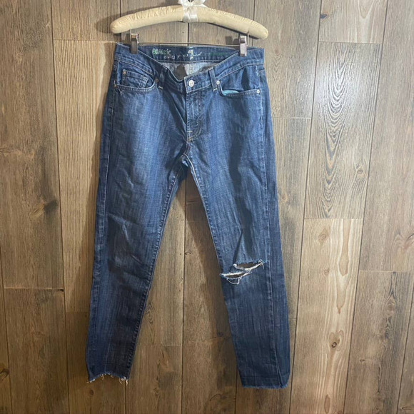 𝅺7 for All Mankind Roxanne Skinny Jeans Size 31 - Picture 1 of 8